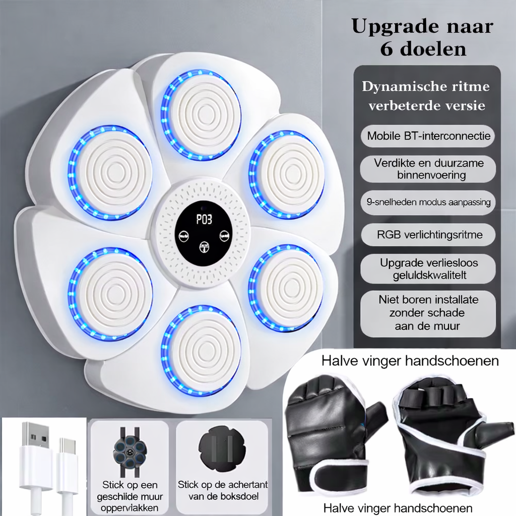 PRO Muziek boksingmachine